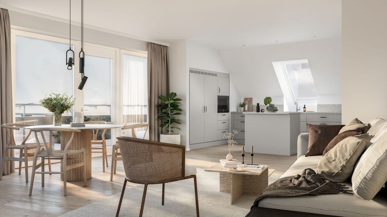 Exempelbild Kök Vindslägenhet