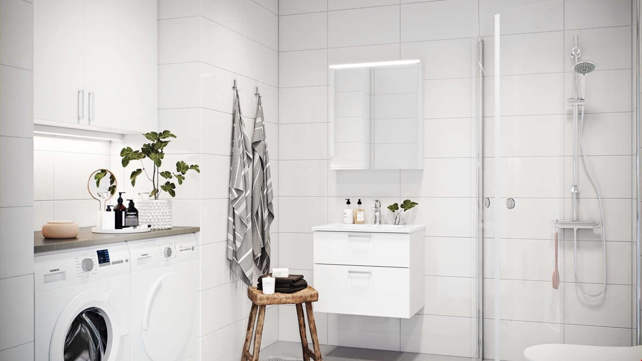 Exempelbild Badrum med Grundutförande