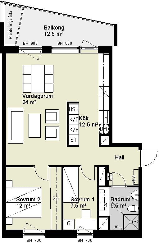 Settergatan (fd bryggatan) lgh 14-1101