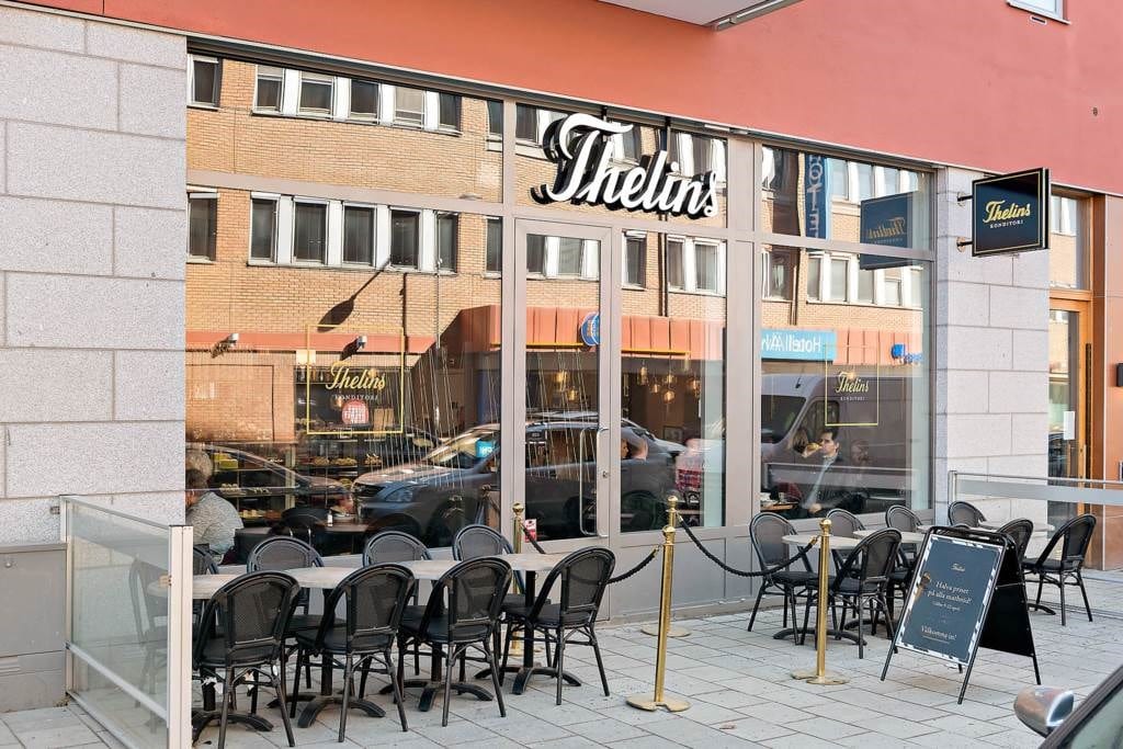 Trevligt fik i området