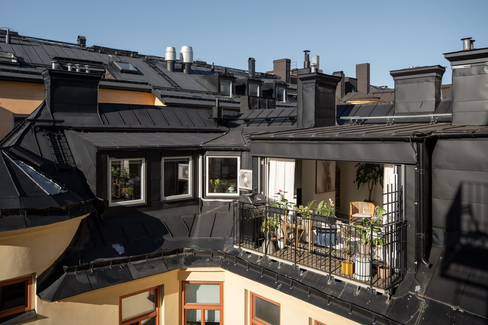 Hornsgatan 70 - vind in mot gård